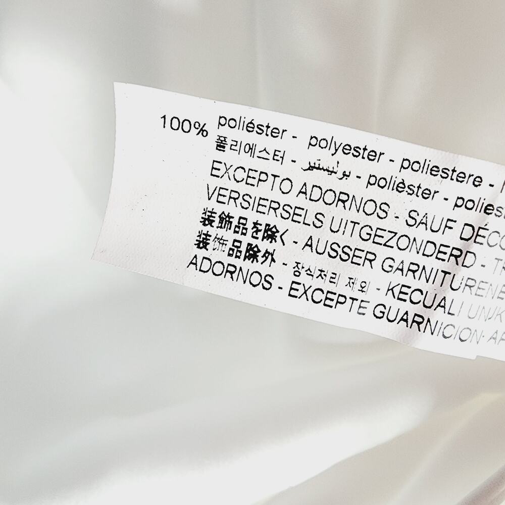 Zara White Satin Effect Spaghetti Strap Maxi / Midi Dress with Slit Size Small - Picture 8 of 11